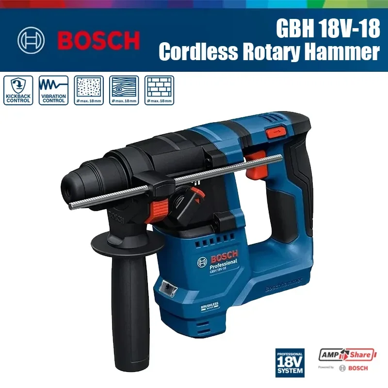 Workshop Tools And Equipment - Bosch GBH 18V-18 Bor Palu Putar