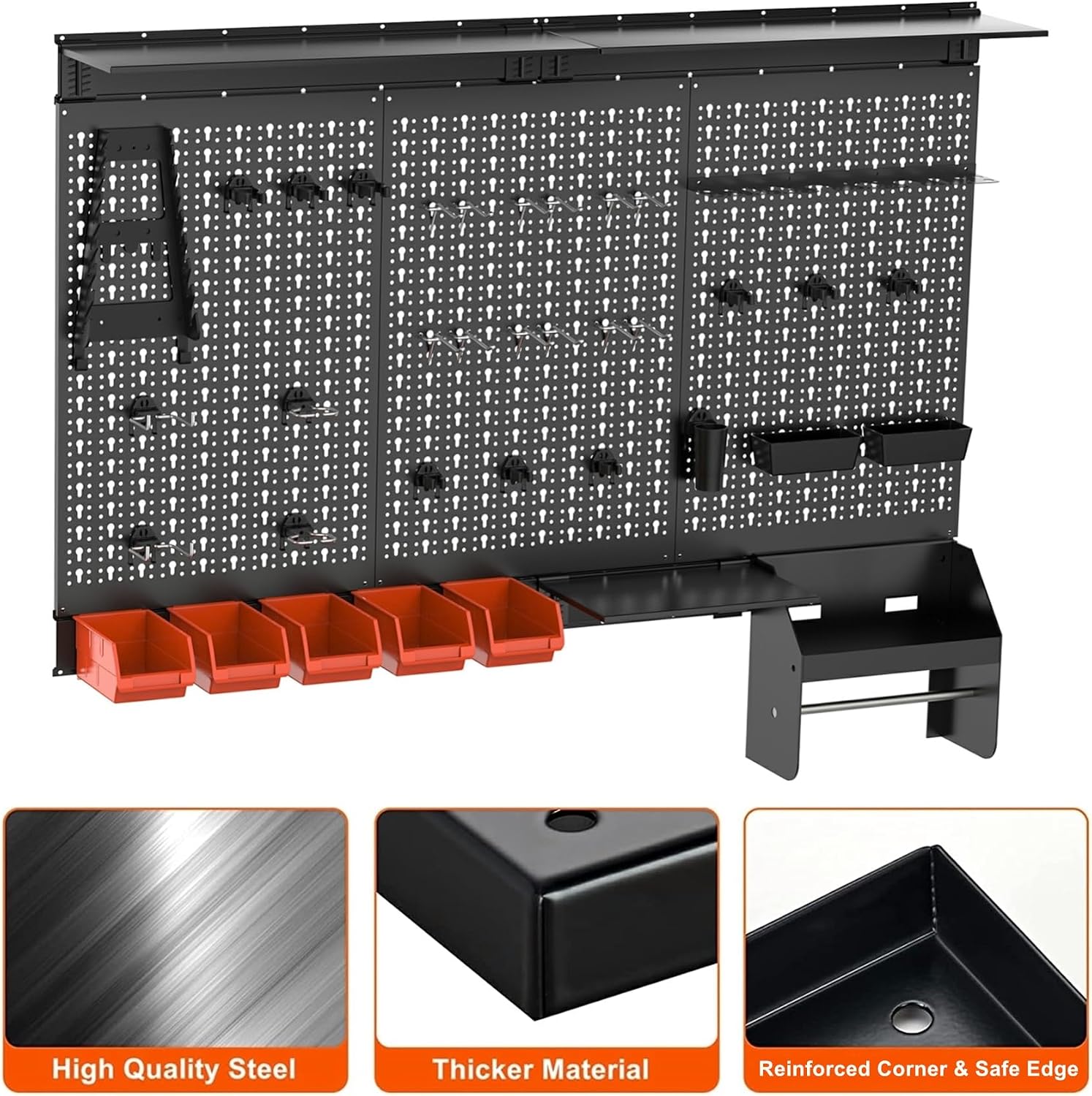 Panel Organizer Dinding Pegboa - Workshop Tools Shelf ulasan dan harga
