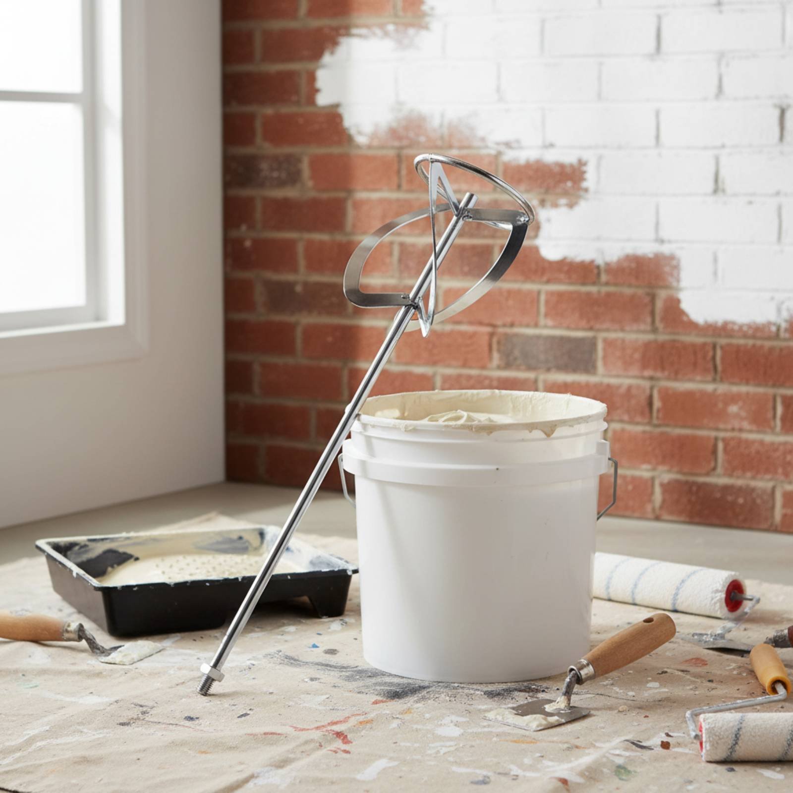 Pengaduk Semen Tahan Lama, Aks - Workshop Tools Uses ulasan dan harga