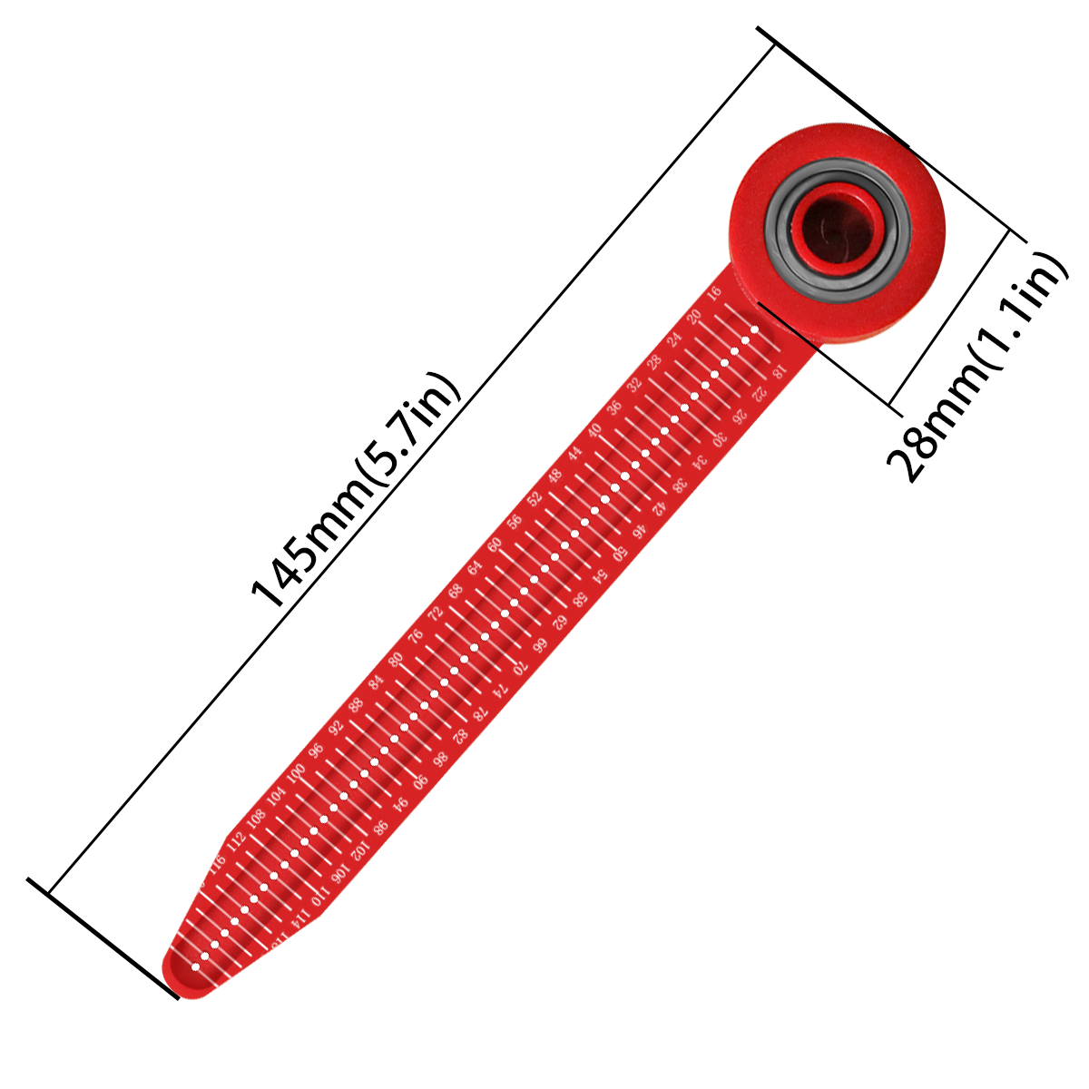 Penggaris Kompas Bundar Plasti - Workshop Measuring Tools ulasan dan harga
