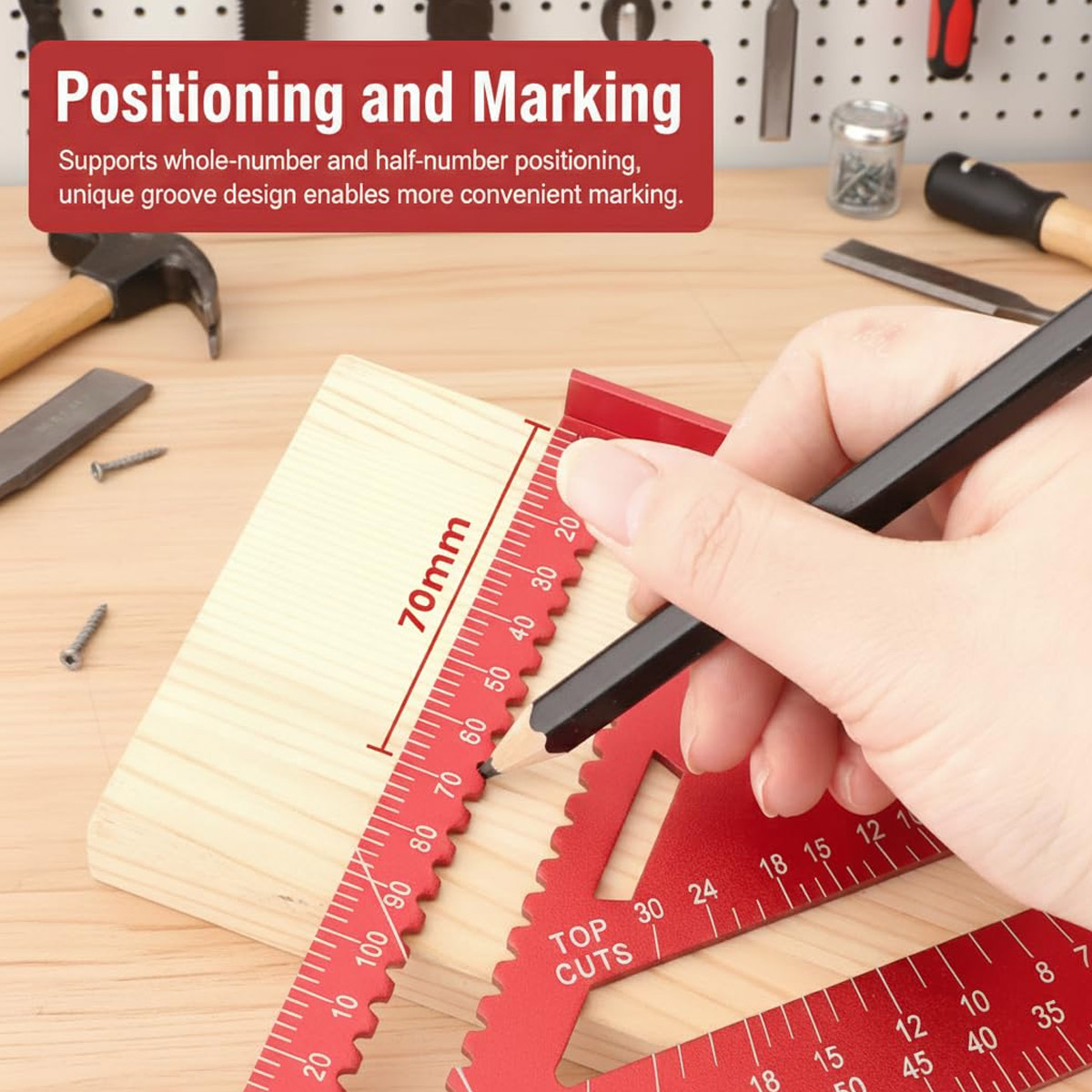 Penggaris Segitiga Presisi Tin - Workshop Measuring Tools ulasan dan harga