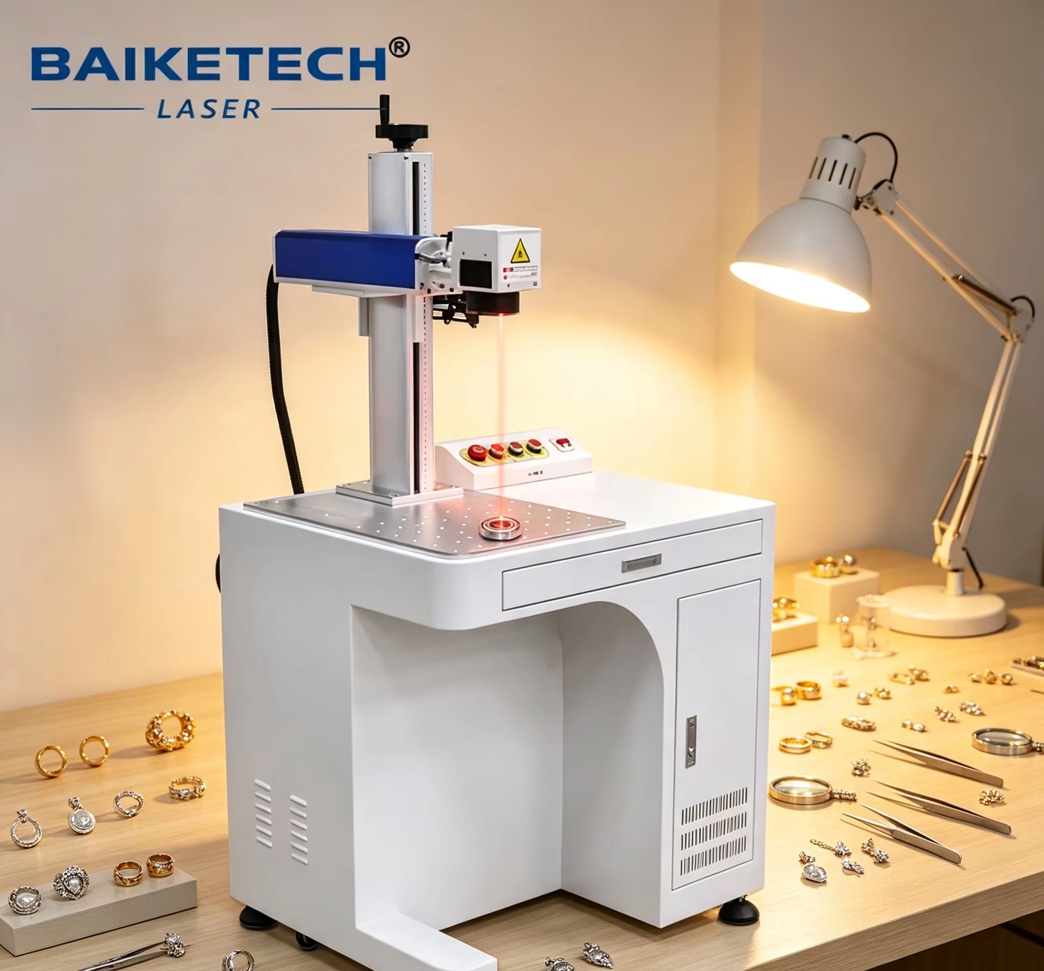 Mesin Ukir Laser Serat Kompak  - Workshop Marking Tools ulasan dan harga