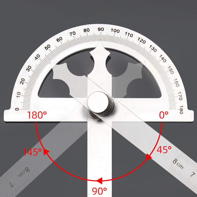 Penggaris Sudut Logam 180 Dera - Workshop Measuring Tools ulasan dan harga