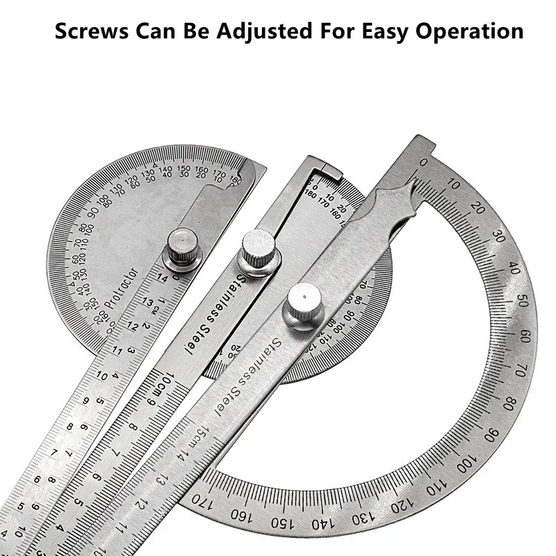 Penggaris Sudut Logam 180 Dera - Workshop Measuring Tools ulasan dan harga