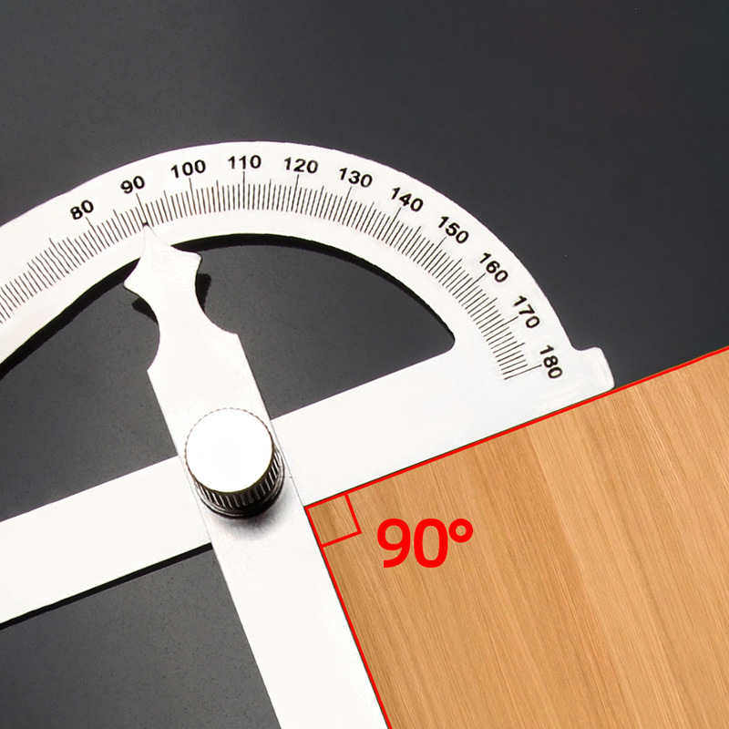 Penggaris Sudut Logam 180 Dera - Workshop Measuring Tools ulasan dan harga