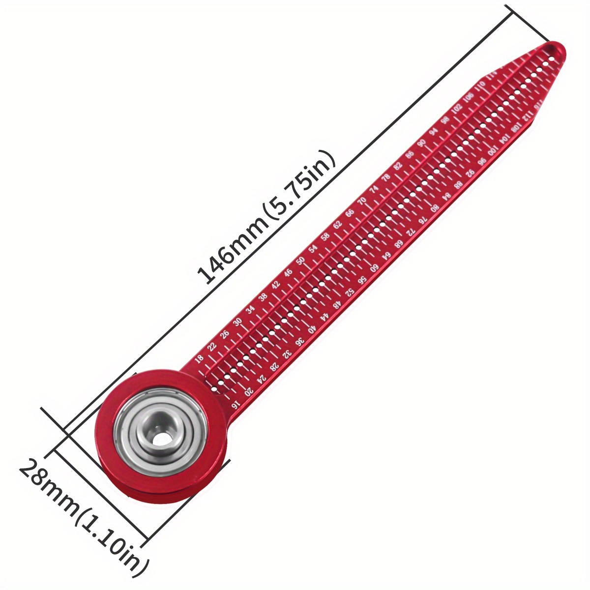 Pengukur tulisan kayu pertukan - Workshop Measuring Tools ulasan dan harga