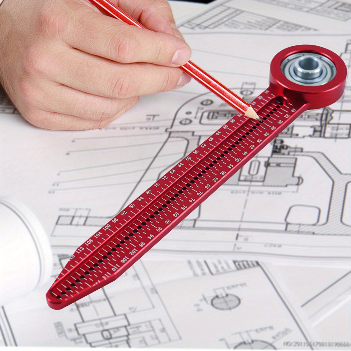 Pengukur tulisan kayu pertukan - Workshop Measuring Tools ulasan dan harga
