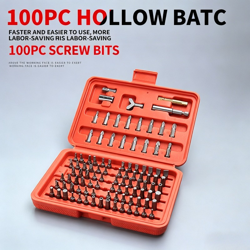 100PCS Set Mata Obeng, Kit Mat - Workshop Tools Uses ulasan dan harga