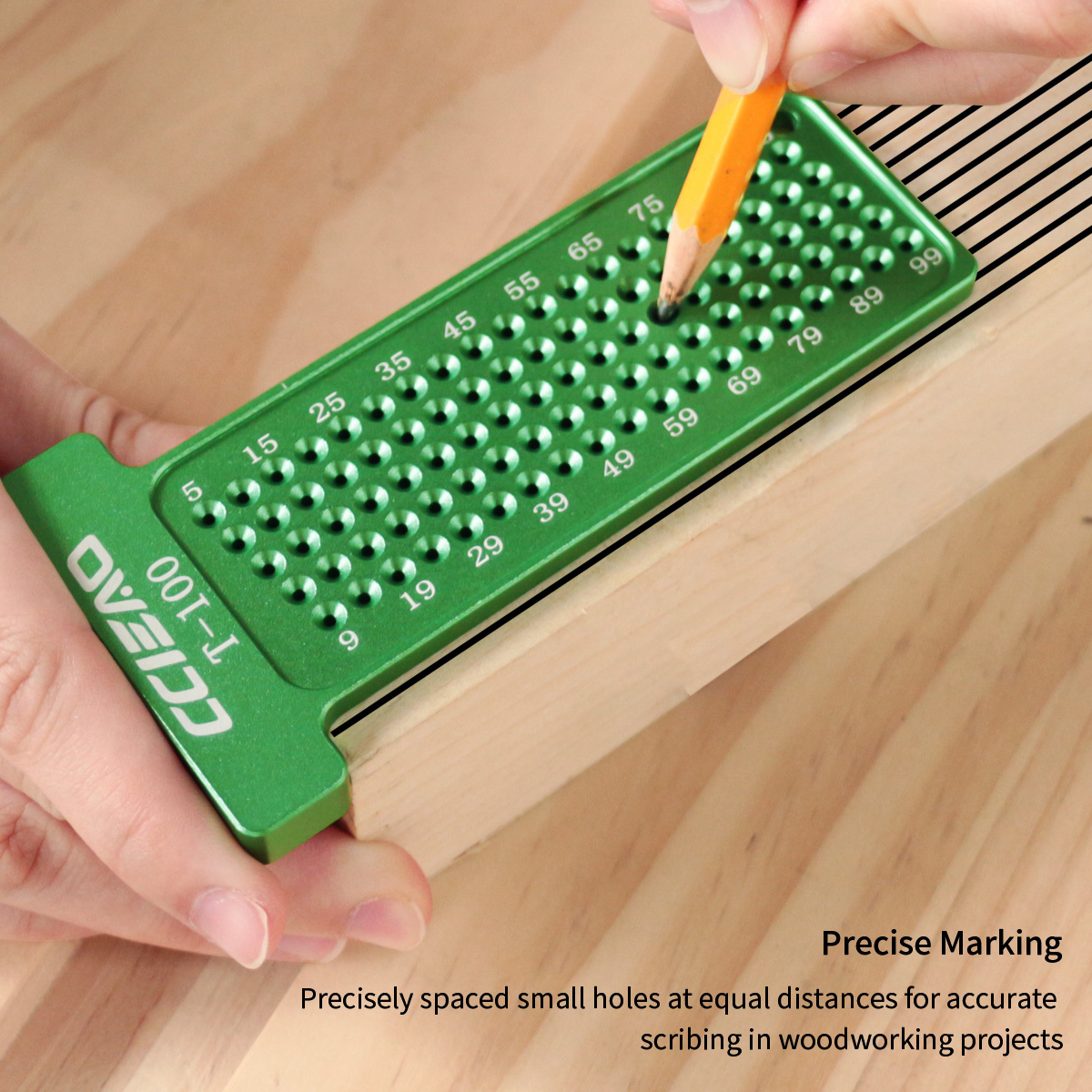 Juru Tulis Kayu 4 Inci/100MM,  - Workshop Measuring Tools ulasan dan harga