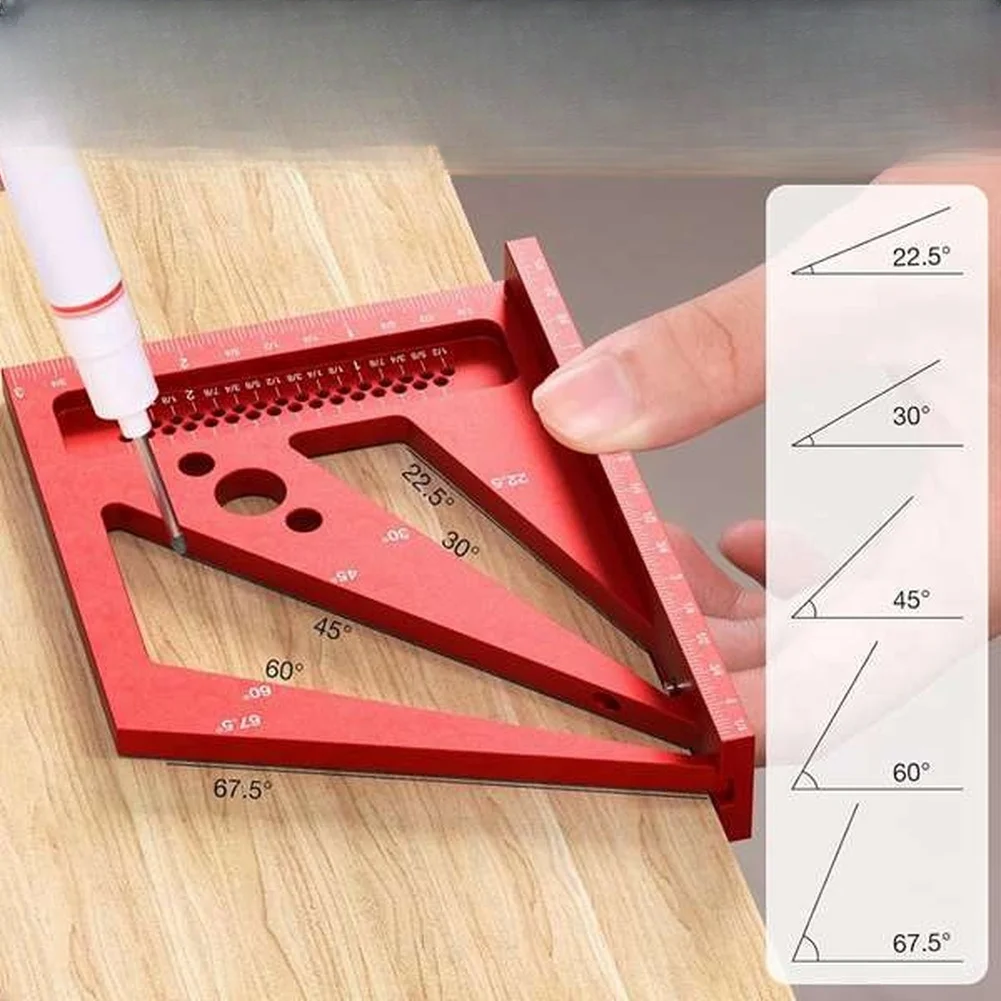 Penggaris Pengukur Sudut Multi - Workshop Marking Tools ulasan dan harga